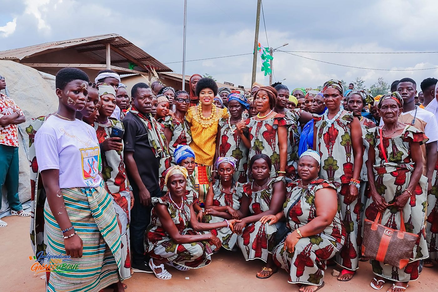 La Fondation aux côtés des femmes de Gnakouboué lors de la célébration de la fête de l'indépendance (2026)