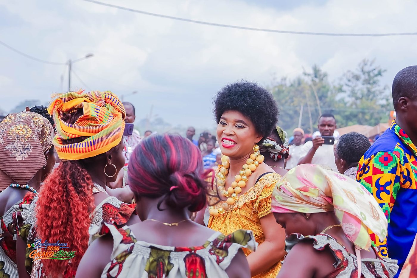 La Fondation aux côtés des femmes de Gnakouboué lors de la célébration de la fête de l'indépendance (2026)