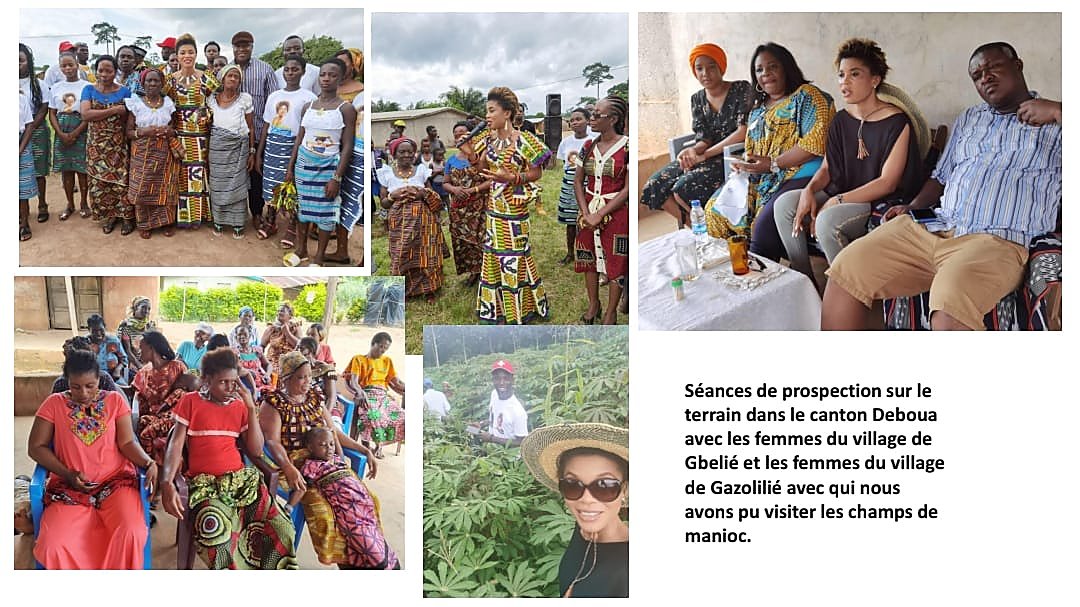 Prospection du projet manioc dans le district du Goh-Djiboua