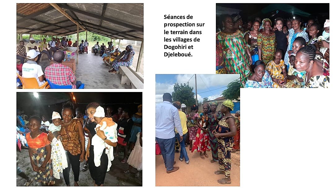 Prospection du projet manioc dans le district du Goh-Djiboua