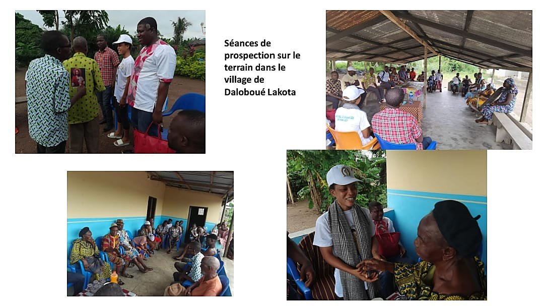 Prospection du projet manioc dans le district du Goh-Djiboua